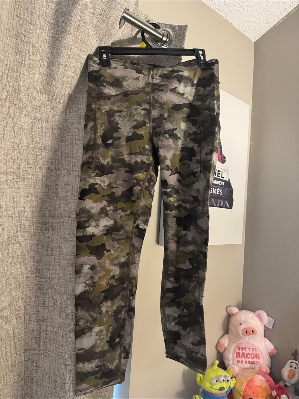 lululemon athletica Camo Print Leggings in Olive and Gray